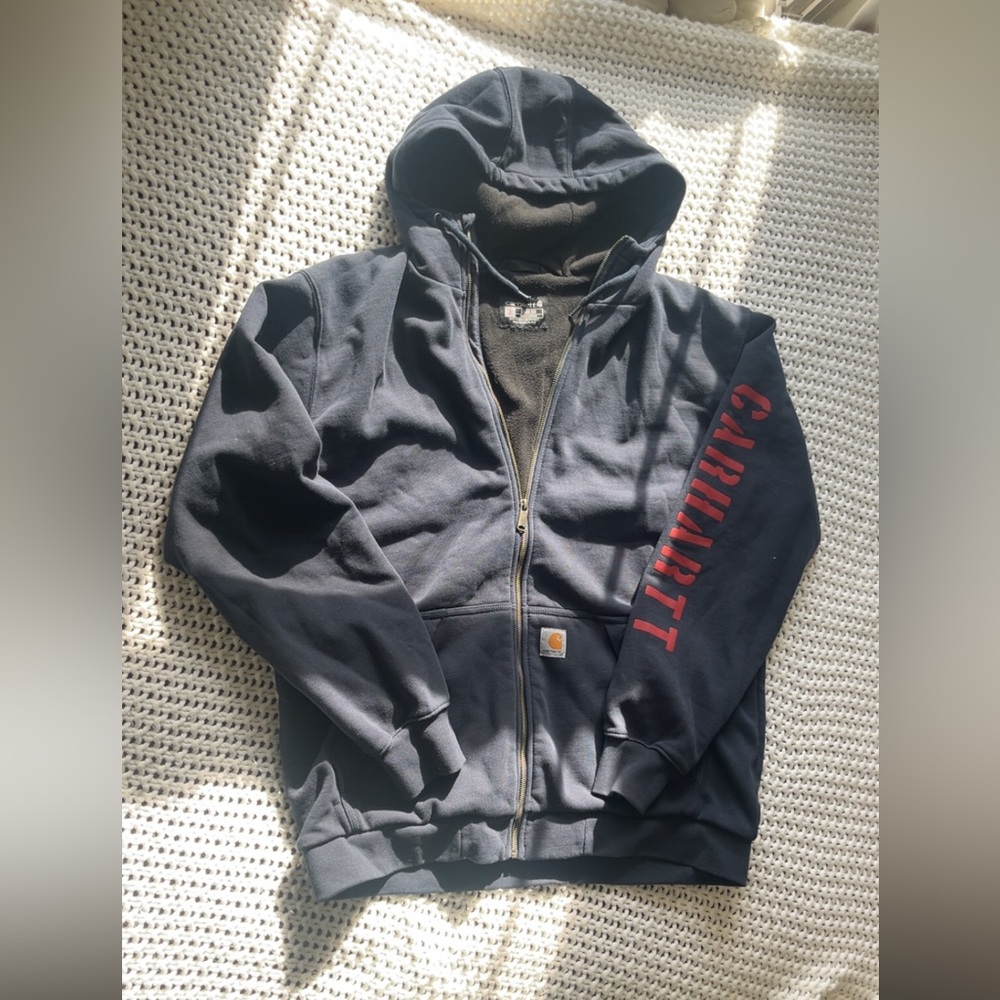 Carhartt Blue Fleece-Lined Jacket
